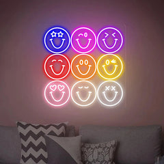 Happy Face Led Neon Sign-1