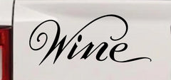 Custom Wine Bar Restaurant Decal - Store Window & Vehicle Vinyl Sticker-1