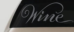Custom Wine Bar Restaurant Decal - Store Window & Vehicle Vinyl Sticker-3