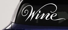 Custom Wine Bar Restaurant Decal - Store Window & Vehicle Vinyl Sticker-0