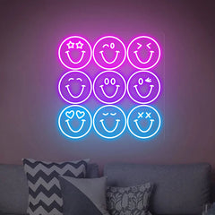 Happy Face Led Neon Sign-3