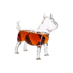 Dog Pug Whiskey And Wine Decanter Premium Barware Gift Elegant Drinkware Collection-0