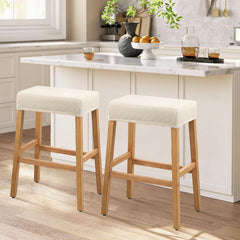 Rectangle Stool Covers 2 Pack Waterproof Stretch Bar Stools-1