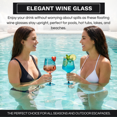 Floating Wine Glasses For Pool Set Of 2 15 Oz Shatterproof Poolside Wine Glasses Tritan Plastic Reus-2