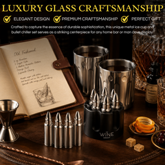 2 Metal Ice Cups Bullet Chillers By Whiskey Stones Bullets Stainless Steel With Revo-2