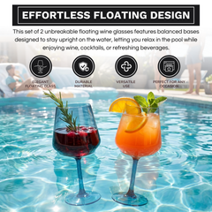 Floating Wine Glasses For Pool Set Of 2 15 Oz Shatterproof Poolside Wine Glasses Tritan Plastic Reus-3