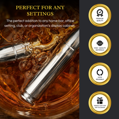 2 Metal Ice Cups Bullet Chillers By Whiskey Stones Bullets Stainless Steel With Revo-3