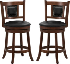 Ergonomic Swivel Bar Stools Set of Two-0