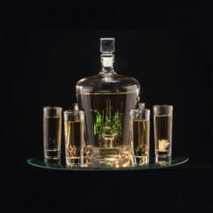 Tequila Decanter Set Premium Barware Gift Elegant Drinkware Collection-1