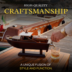 Boat Ship Whiskey Wine Decanter Ship Ship Decanter Set 800ML Drink Dispenser For Win-4
