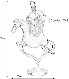 Pegasus Crystal Decanter For Wine Whiskey By 12 Tall For Spirits Whiskey Scotch Bour-4