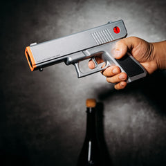 Electric Gun Wine Corkscrew Bottle Opener Rechargeable Holster Base Cordless Battery Automatically O-4