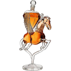 Pegasus Crystal Decanter For Wine Whiskey By 12 Tall For Spirits Whiskey Scotch Bour-0