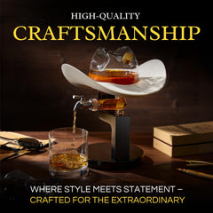 Cowboy Hat Decanter Western Style Rustic Design Glass Liquor Container Barware Displ-4