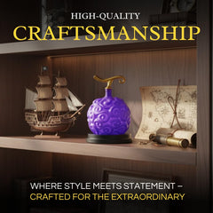 Fruit Whiskey Wine Decanter 34 Oz Anime Pirate Devil Colored Barware Anime Merch Purple Gold Fruit O-4