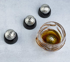 Golf Ball Shaped Stainless Steel Whiskey Stones Whiskey Rocks By Great For Parties O-4