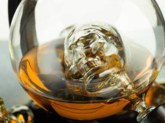 Large Skull Face Decanter Premium Barware Gift Elegant Drinkware Collection-2