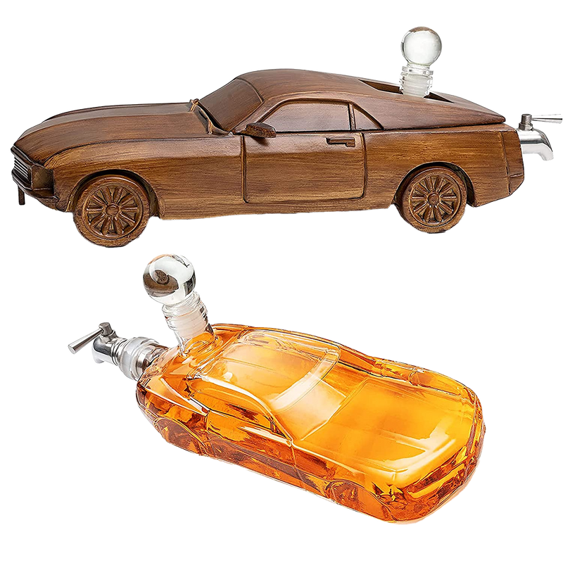 Mustang Car Wine Whiskey Decanter Set 500ML By 13 L Ford Mustang Gifts Ford Gifts Wo-0