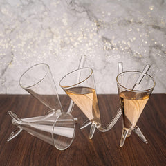 Champagne Shooter With Stands By Glass Wine Champagne Shooters As Gifts Adult Party-3