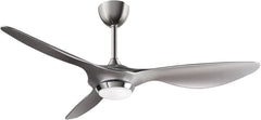 52 Inch Smart WiFi Ceiling Fan With Light And Remote Silver