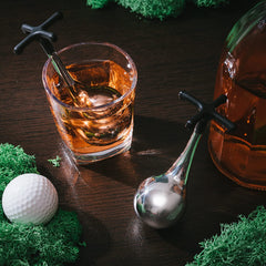 Golf Stick Shaped Stainless Steel Whiskey Stones Whiskey Rocks By Great For Parties-1