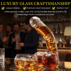 Penis Whiskey Decanter With Two Whiskey Glasses Unique Funny Glass Container For Scotch Tequila Bran-2