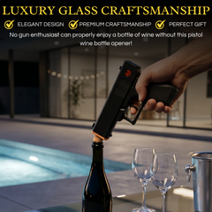 Electric Gun Wine Corkscrew Bottle Opener Rechargeable Holster Base-2