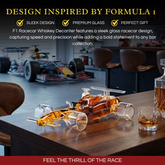 F1 Racecar Whiskey Decanter 8 12OZ Scotch Bourbon Liquor Decanter For Car Lovers Formula 1 Racing En-1