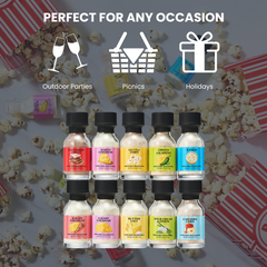 Gourmet Popcorn Seasoning Sampler Kit 10 Flavor Variety Pack Including Kettle Corn Garlic Parmesan B-1