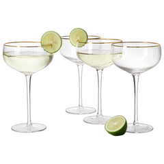 Coupe Cocktail Glasses 7 Oz Set Of 4 Classic Manhattan Glasses For Cocktails Libbey Champagne Coupe-0