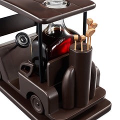 Golf Decanter Whiskey Decanter Brown Mahogany Wood Golf Gifts For Both Men Women Gol-2