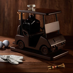 Golf Decanter Whiskey Decanter Brown Mahogany Wood Golf Gifts For Both Men Women Gol-3