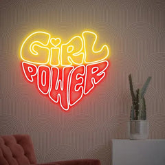 Girl Power Art Neon Sign-1