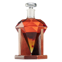 Diamond Decanter Premium Barware Gift Elegant Drinkware Collection-0
