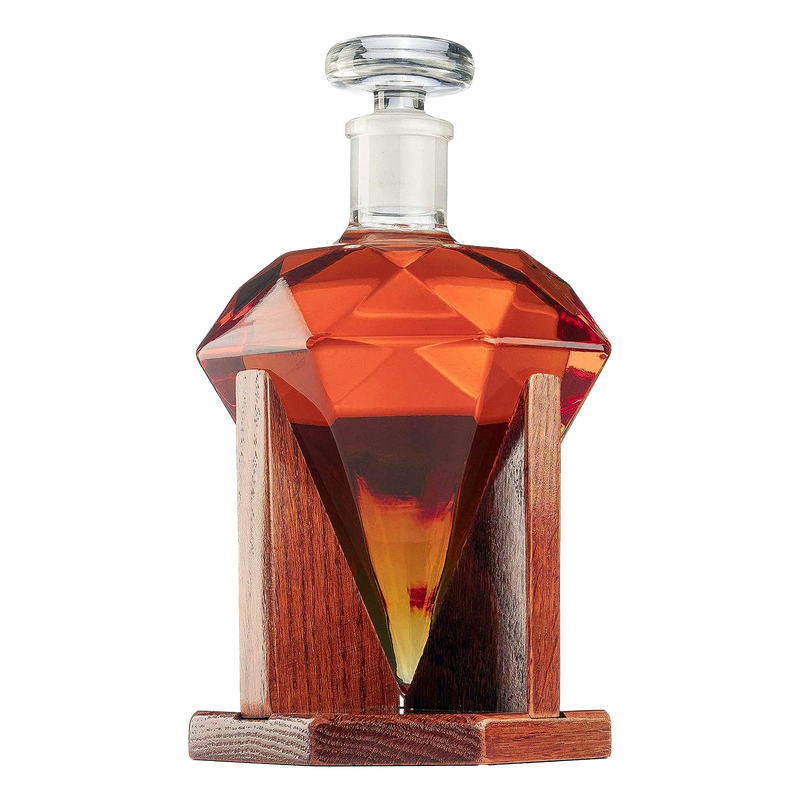 Diamond Decanter Premium Barware Gift Elegant Drinkware Collection-0