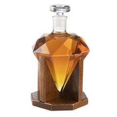 Diamond Decanter Premium Barware Gift Elegant Drinkware Collection-4