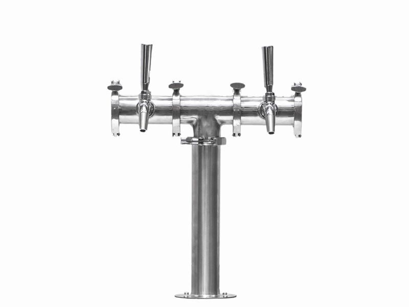 Beer Font Tower - Double Tap Modular Beer Font with Tap-0