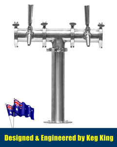 Beer Font Tower - Double Tap Modular Beer Font with Tap-1