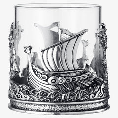 Viking Mythological Pewter Whiskey Wine Beer Water Drinking Glass 12OZ Single Water Rum Brandy Scotc-4