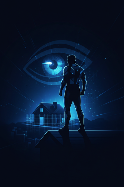 Agent Blind Eyes Hero Image - Dark Blue