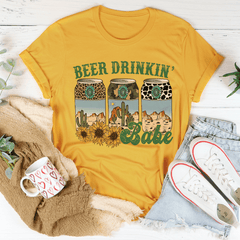 Beer Drinking Babe Tee-3
