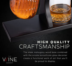 Golf Club Whiskey Decanter Premium Barware Gift Elegant Drinkware Collection-4