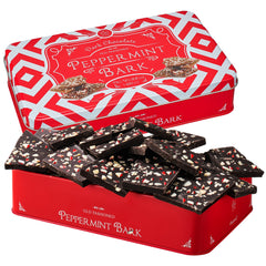 Dark Chocolate Premium Peppermint Bark 450g Holiday Bark Assorted Squares Christmas Candy Sweets Gif-0