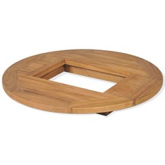 Beer Crate Tabletop Teak 27.6"-1