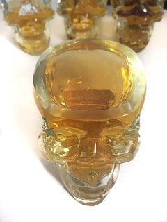 Monkey And Heroes Extra Large Skull Shot Glasses Set Of 4 Use Skull Head Cup For A Whiskey Scoth And-1