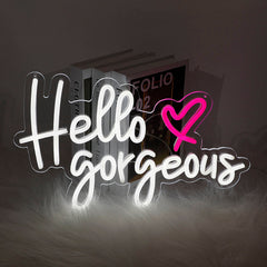 Hello Gorgeous Neon Sign-1