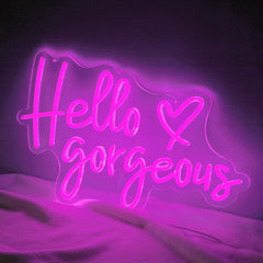Hello Gorgeous Neon Sign-3