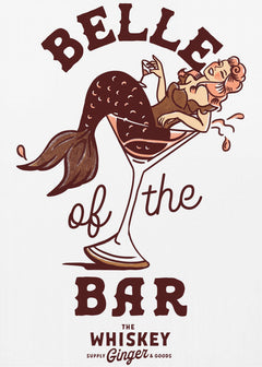 Wall art Belle Of The Bar Mermaid Pin Up Art-1