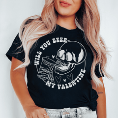 Will You Beer My Valentine Tee-0