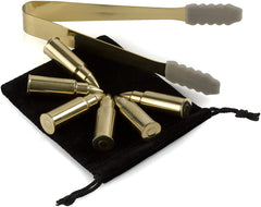 Bullet Whiskey Stones Gold Premium Barware Gift Elegant Drinkware Collection-4